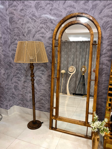 آینه قدی پنجره ای تمام چوب